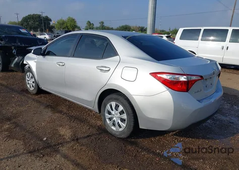 2016 Toyota Corolla L из США, поврежденный, VIN 5YFBURHE4GP517335